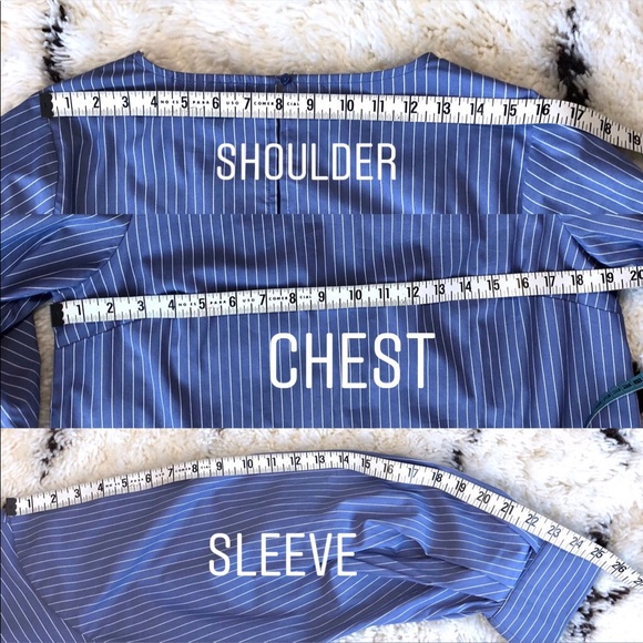 Marled Reunited Oversized Top with Pinstripes - Picture 8 of 8